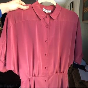 Vintage Frances Henaghan Blush / Pink Dress, Size 10